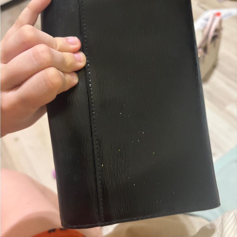 Kate Spade Black Clutch with Gold Accent - Picture 4 of 4